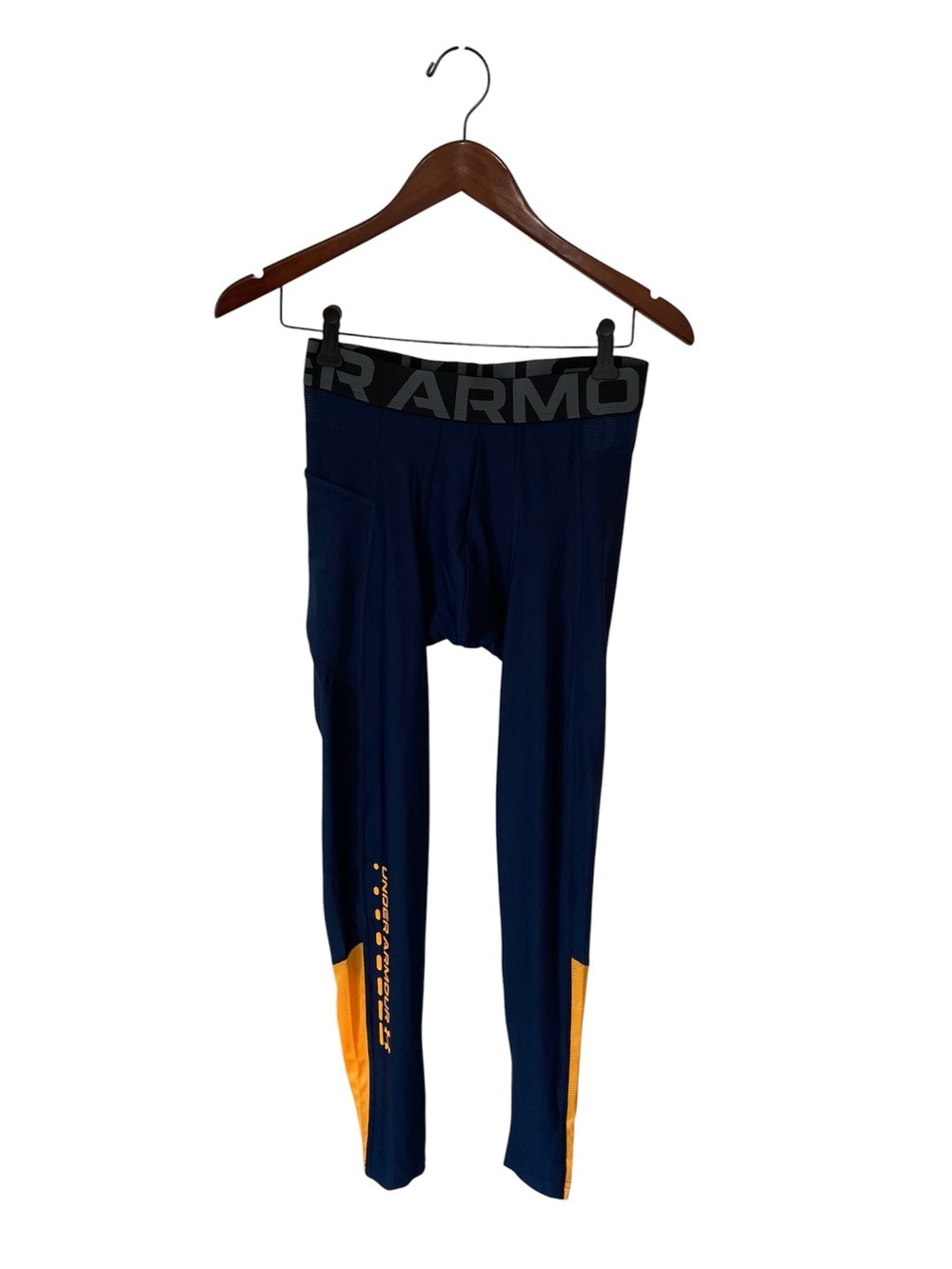 Under Armour NWT Men’s Heat Gear Vent Compression Leggings Navy Blue Size Medium